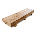 Hemlock Plank Bench, 24 x 10 x 48 in, shown on white