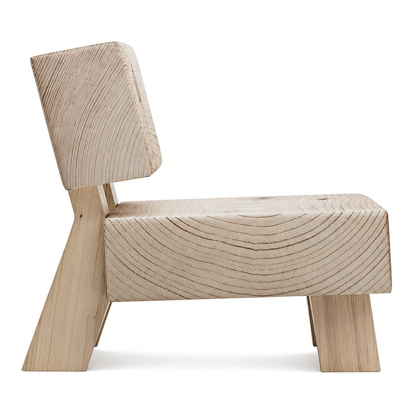 Pine Block Lounge Chair