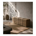 Bundled Reed Bench, second view