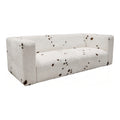 Speckled Cowhide Sofa, 83.9