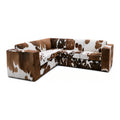 Cowhide Sectional Sofa, 98.0