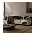 Black and White Cowhide Sofa, second view