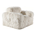 Longhair Sheepskin Armchair, 35.4