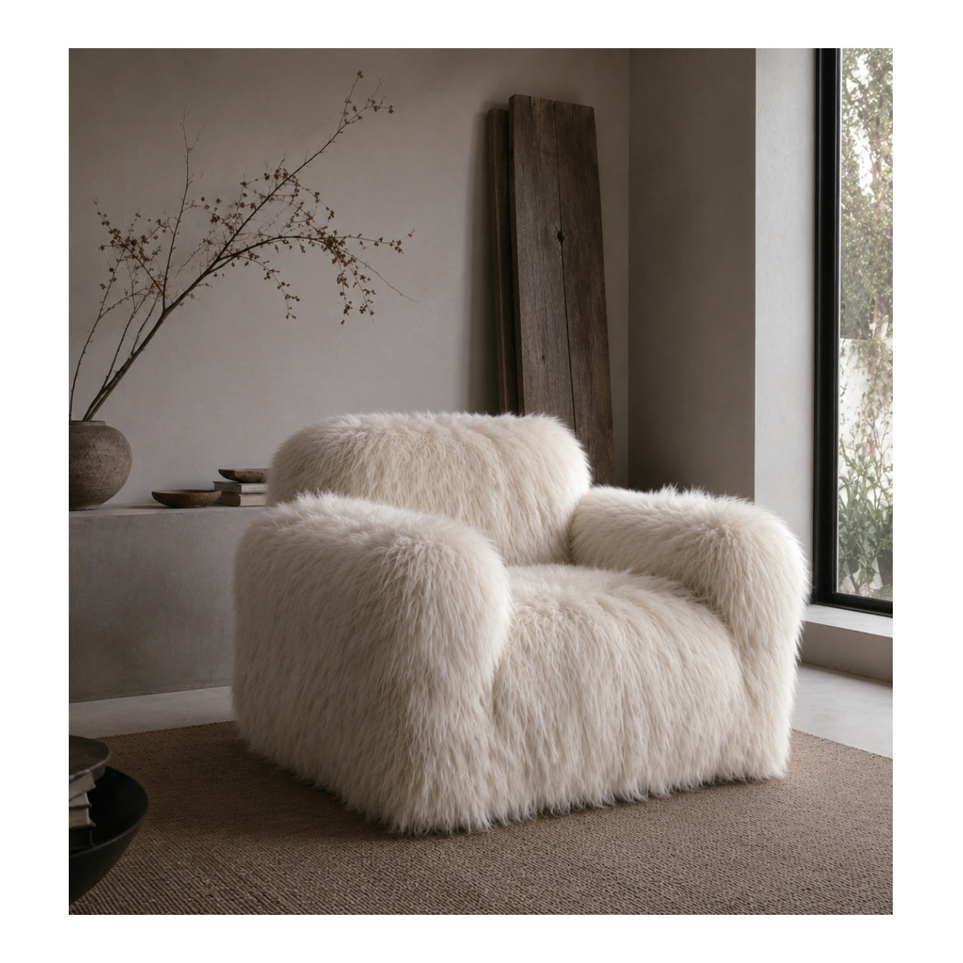 Longhair Sheepskin Armchair, second view