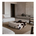 Spotted Cowhide Ottoman, second view