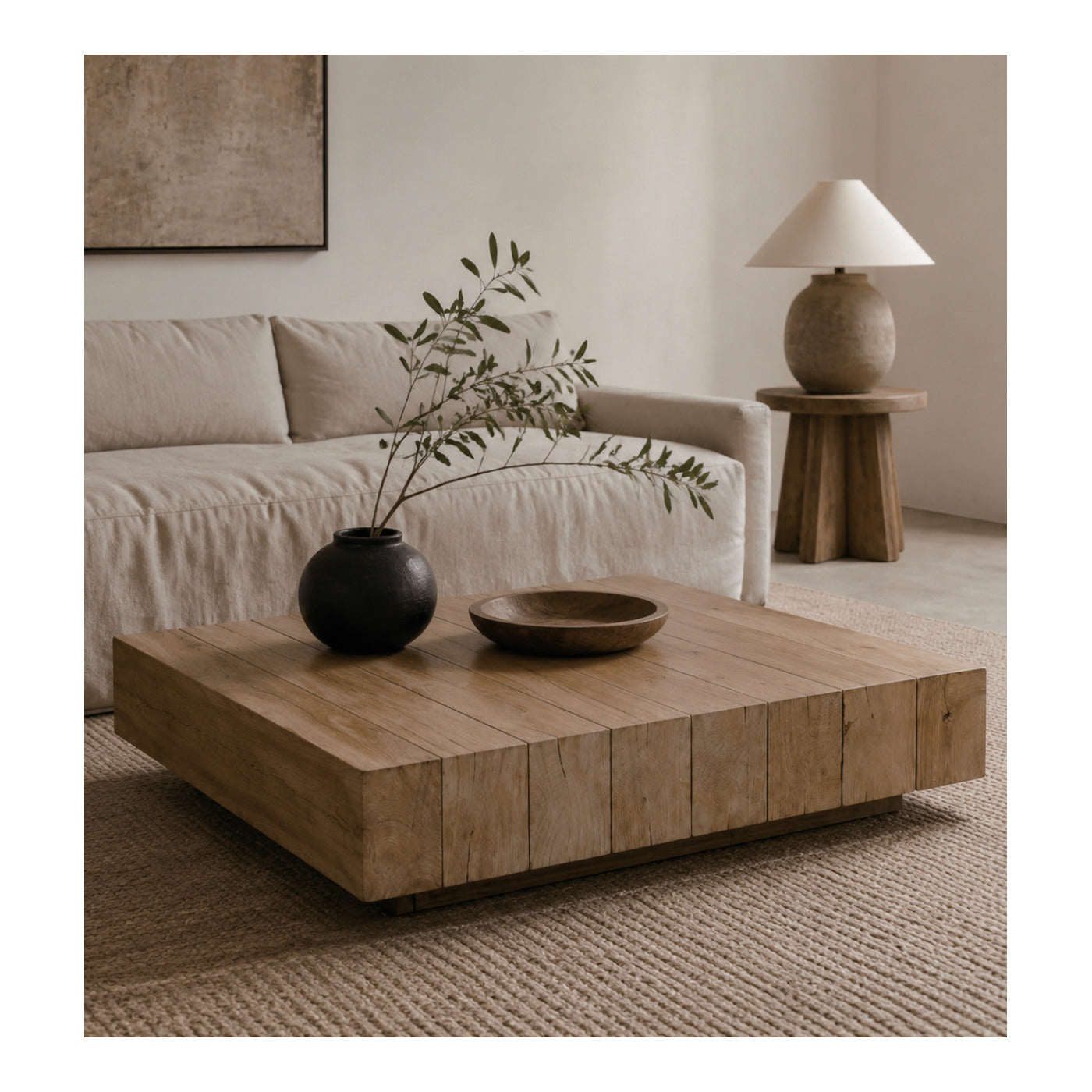 Pine Platform Table, second view