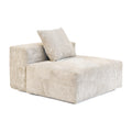 Pixel Modern Modular Sofa, Corduroy Slipcovers - Replacement Covers Only, Beige