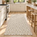 Reversible Jute Rug - Two Looks in One for Versatile Styling in a kitchen