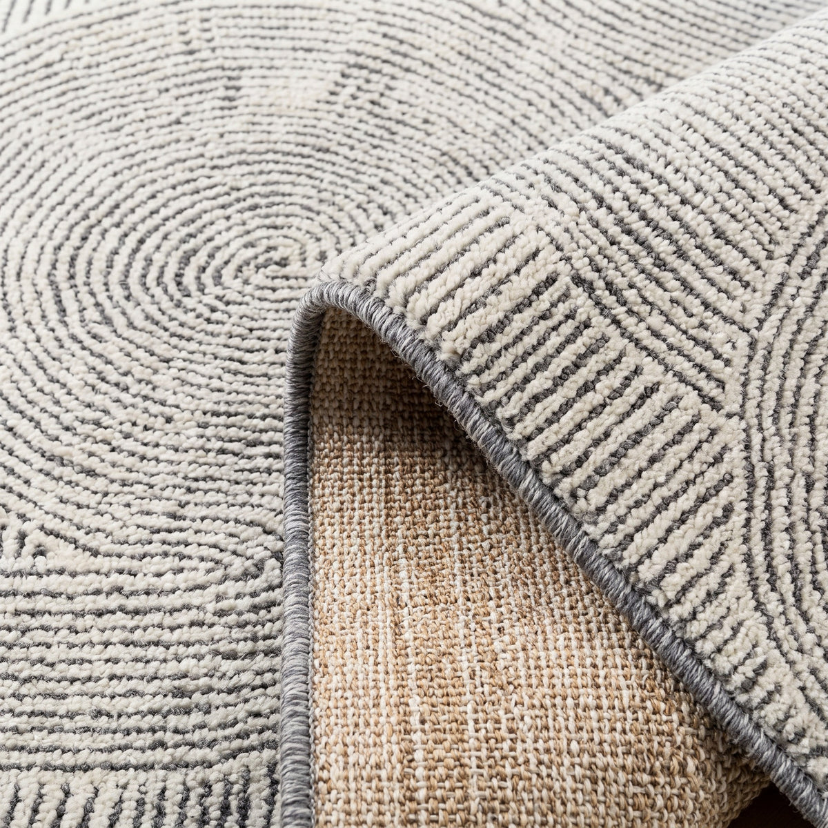 Riley, folded corner showing the back