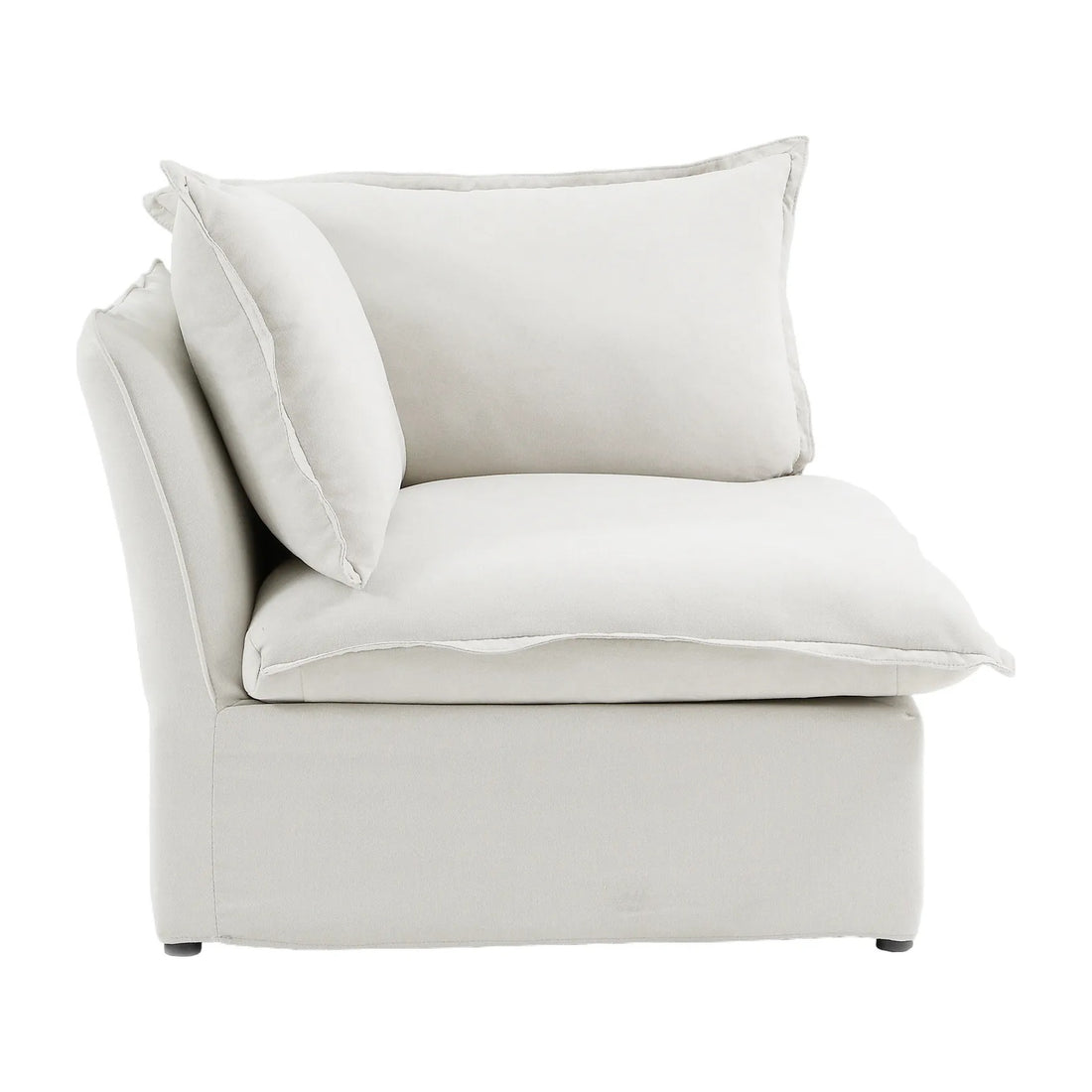 Sky Classic Linen Cloud Sofa, Linen Sectional Sofa Slipcovers - Replacement Covers Only, White