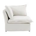 Sky Classic Linen Cloud Sofa, Linen Sectional Sofa Slipcovers - Replacement Covers Only, White