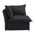 Sky Classic Linen Cloud Sofa, Linen Sectional Sofa Slipcovers - Replacement Covers Only, Black