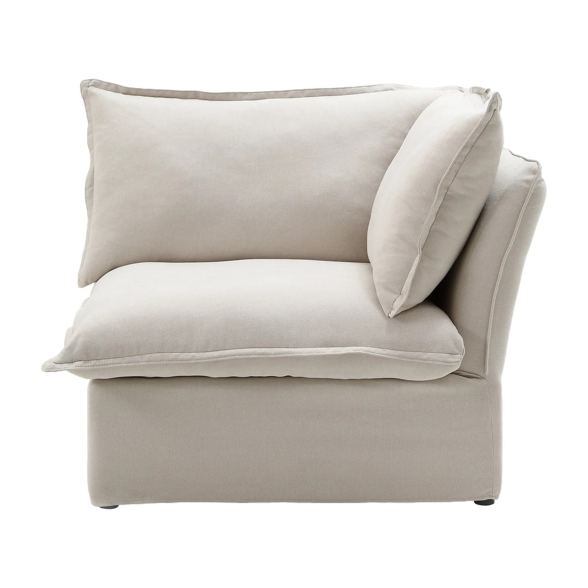 Sky Classic Linen Cloud Sofa, Linen Sectional Sofa Slipcovers - Replacement Covers Only, Beige