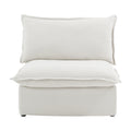 Sky Classic Linen Cloud Sofa, Linen Sectional Sofa Slipcovers - Replacement Covers Only, White