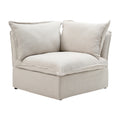 Sky Classic Linen Cloud Sofa, Linen Sectional Sofa Slipcovers - Replacement Covers Only, Beige