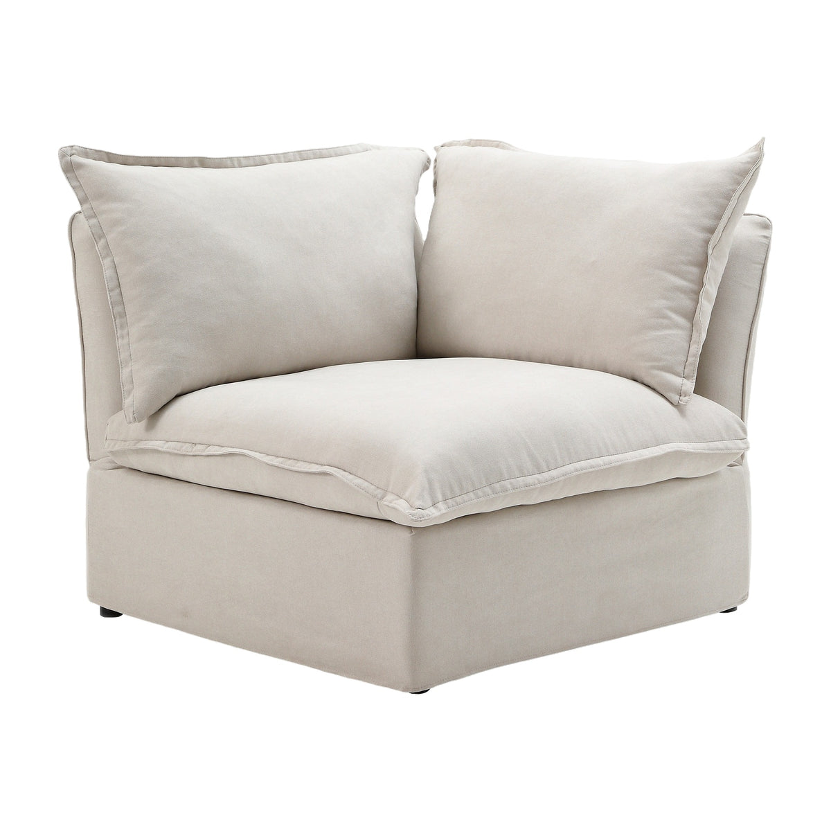 Sky Classic Linen Cloud Sofa, Linen Sectional Sofa Slipcovers - Replacement Covers Only, Beige