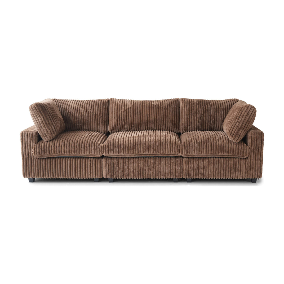 Sky Cloud Pro Sectional Sofa, Plush Slipcovers - Replacement Covers Only, Brown