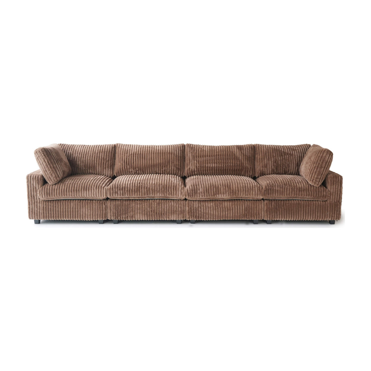 Sky Cloud Pro Sectional Sofa, Plush Slipcovers - Replacement Covers Only, Brown