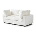 Sky Cloud Pro Sectional Sofa, Plush Slipcovers - Replacement Covers Only, White