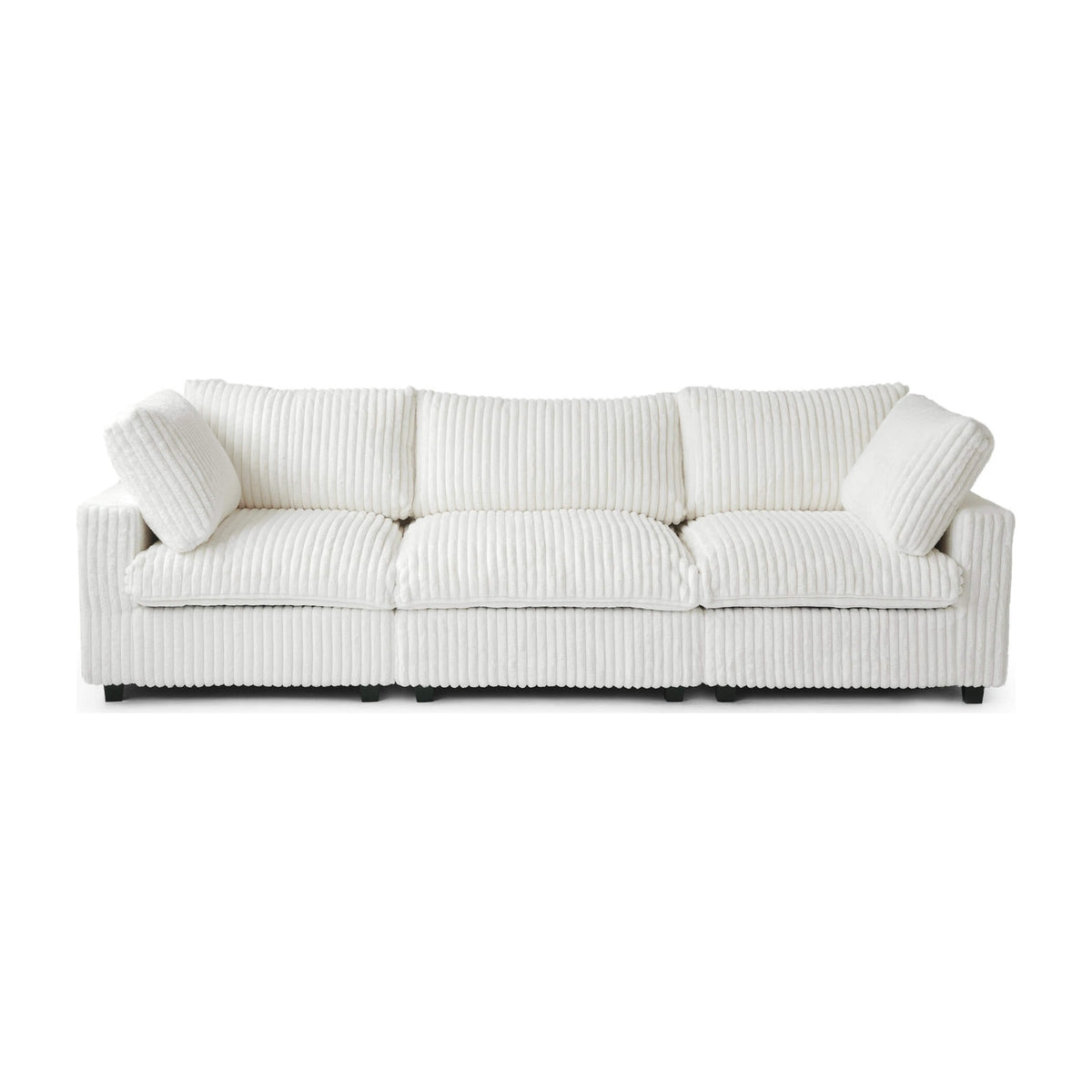 Sky Cloud Pro Sectional Sofa, Plush Slipcovers - Replacement Covers Only, White