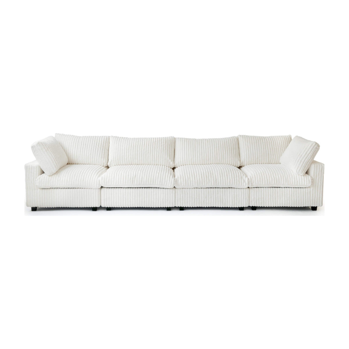 Sky Cloud Pro Sectional Sofa, Plush Slipcovers - Replacement Covers Only, White