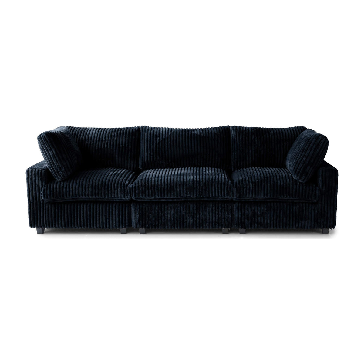 Sky Cloud Pro Sectional Sofa, Plush Slipcovers - Replacement Covers Only, Black