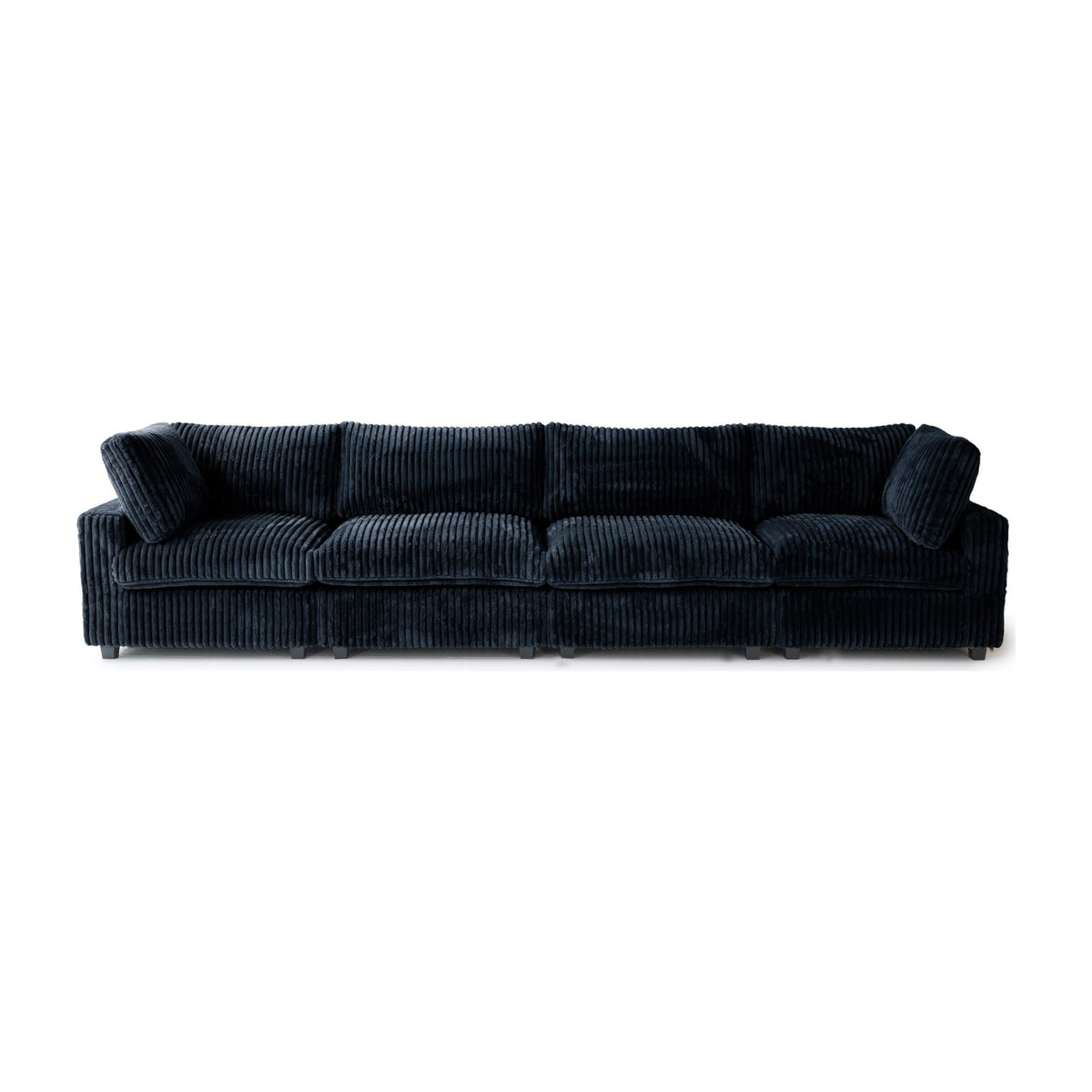 Sky Cloud Pro Sectional Sofa, Plush Slipcovers - Replacement Covers Only, Black