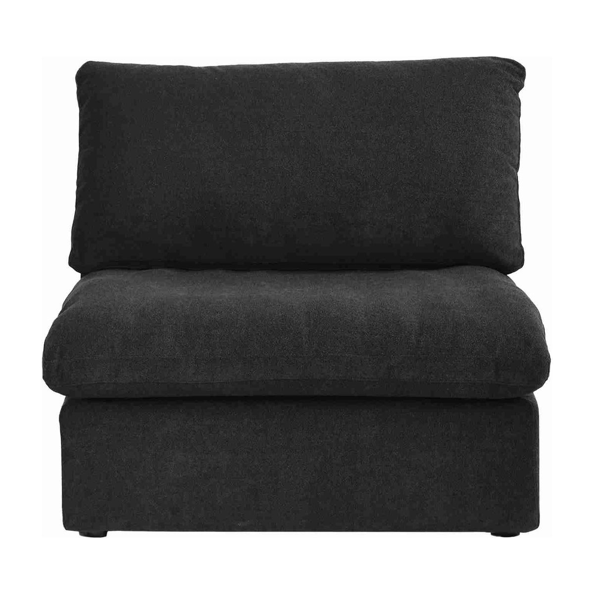 Sky Cloud Sectional Sofa, Linen Slipcovers - Replacement Covers Only, Black