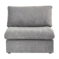 Sky Cloud Sectional Sofa, Linen Slipcovers - Replacement Covers Only, Light Grey