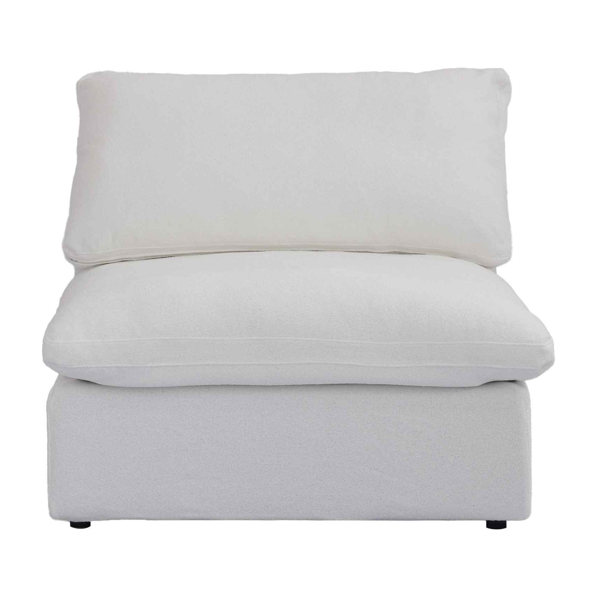 Sky Cloud Sectional Sofa, Linen Slipcovers - Replacement Covers Only, White
