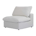 Sky Cloud Sectional Sofa, Linen Slipcovers - Replacement Covers Only, White