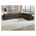 Sky Cloud Sectional Sofa, Modular Washable 160-Inch Linen Corner Sectionals 6-Seaters