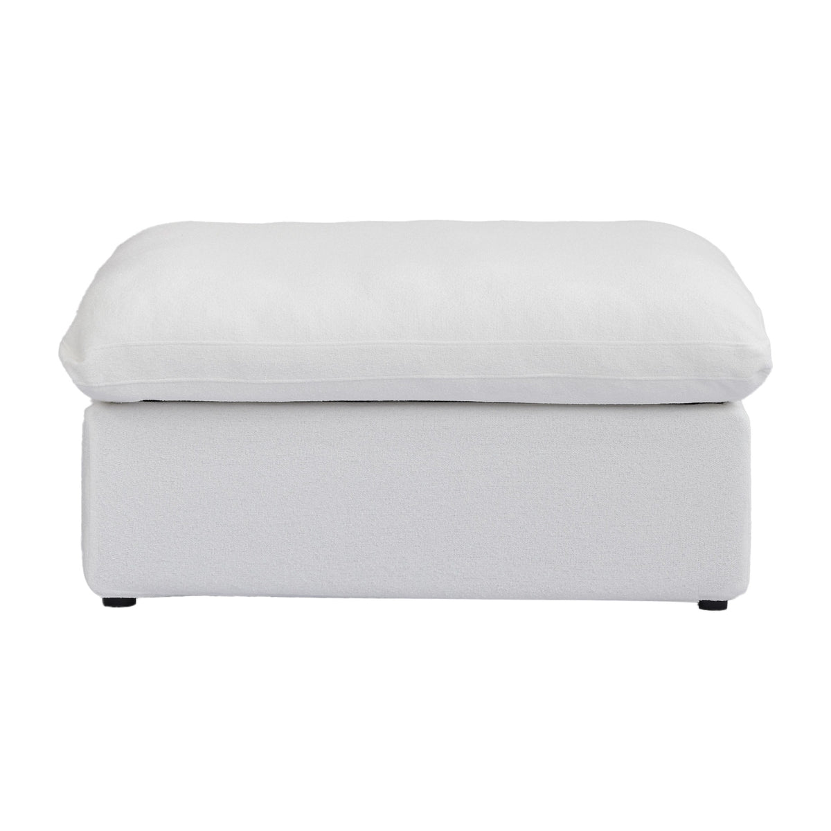 Sky Cloud Sectional Sofa, Modular Washable 40-Inch Linen Ottomans 1-Seaters
