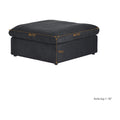 Sky Cloud Sectional Sofa, Modular Washable 40-Inch Linen Ottomans 1-Seaters