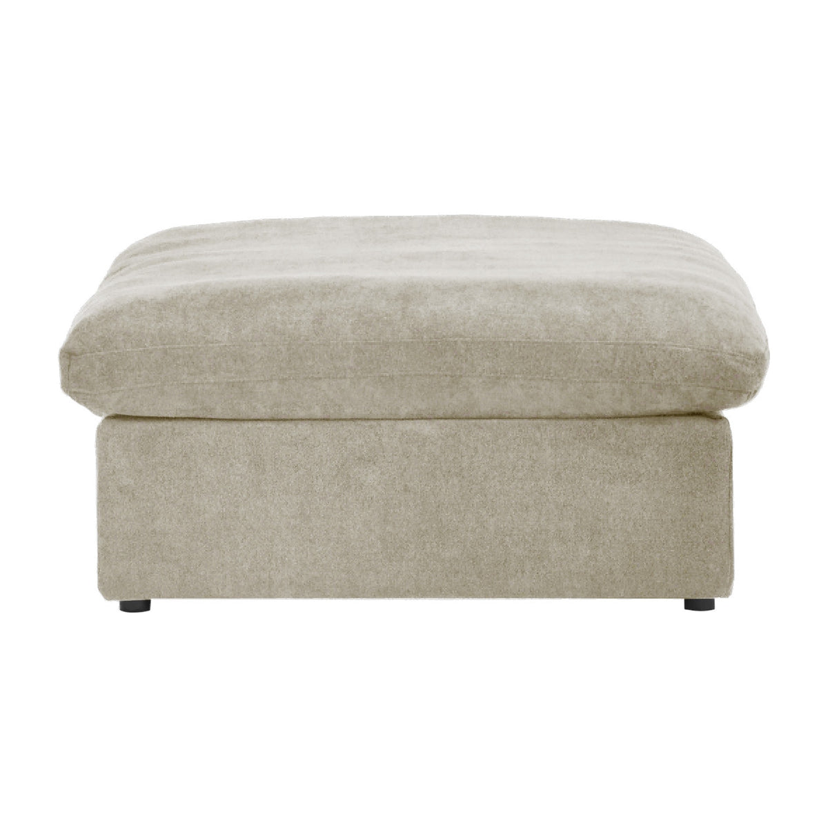 Sky Cloud Sectional Sofa, Modular Washable 40-Inch Linen Ottomans 1-Seaters