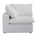 Sky Cloud Sectional Sofa, Replaceable Cover 40-Inch Linen Single Sofa 1-Seaters