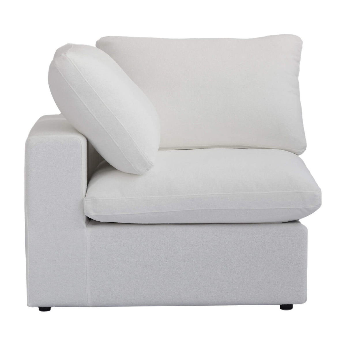 Sky Cloud Sectional Sofa, Replaceable Cover 40-Inch Linen Single Sofa 1-Seaters