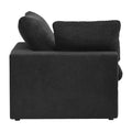 Sky Cloud Sectional Sofa, Replaceable Cover 40-Inch Linen Single Sofa 1-Seaters