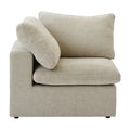 Sky Cloud Sectional Sofa, Replaceable Cover 40-Inch Linen Single Sofa 1-Seaters