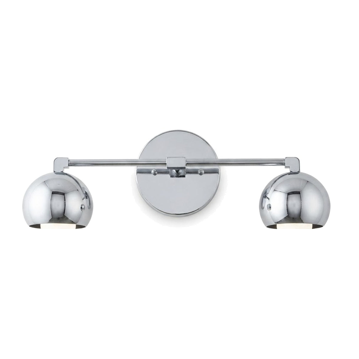 Sleek Mid-Century Wall Light in polished chrome