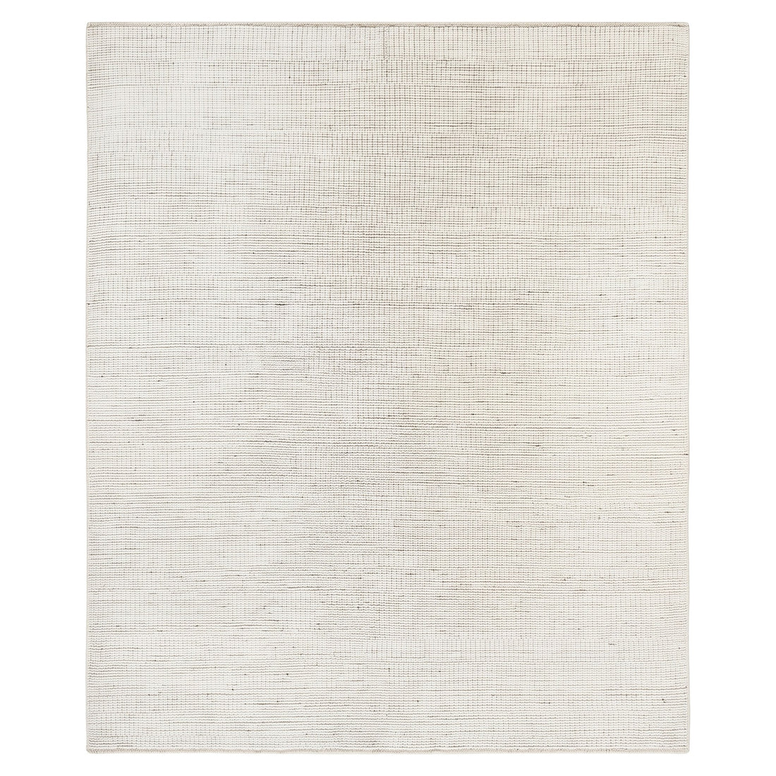 Solid Ivory Ribbed, full view on a white background