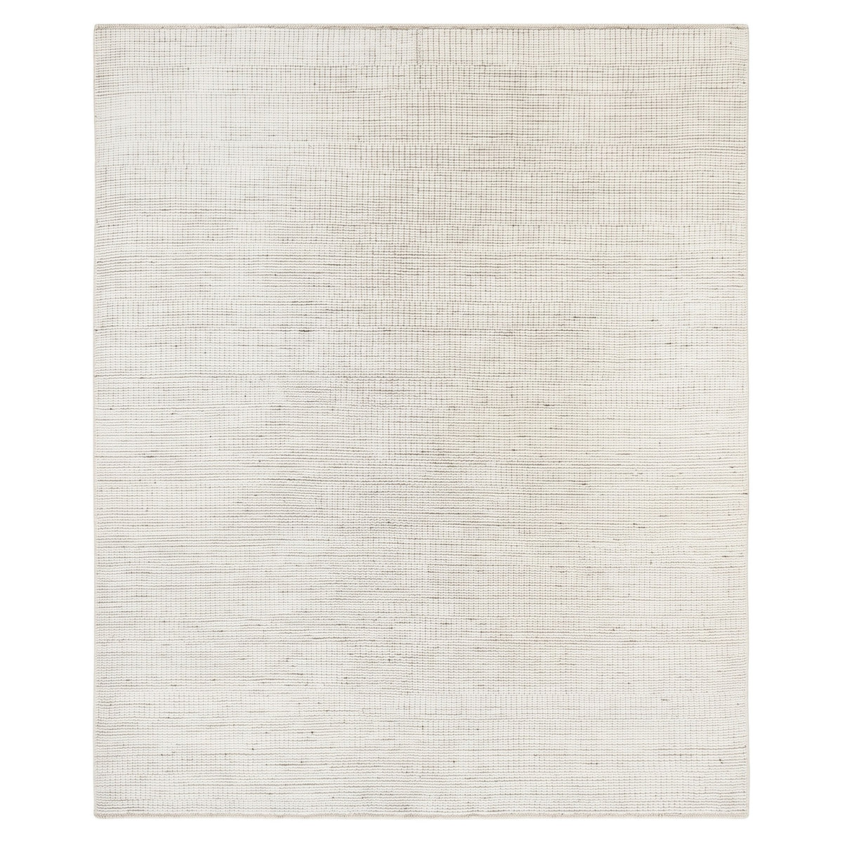 Solid Ivory Ribbed, full view on a white background
