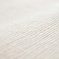 Solid Ivory Ribbed, close up of the texture
