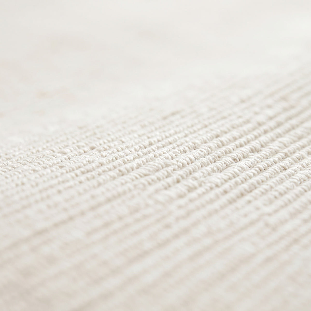 Solid Ivory Ribbed, close up of the texture