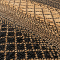 Spectrum Luxury handmade Gold Rug, close up of the texture