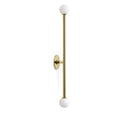 Stilnovo Style Brass Sputnik Wall Sconce in polished brass