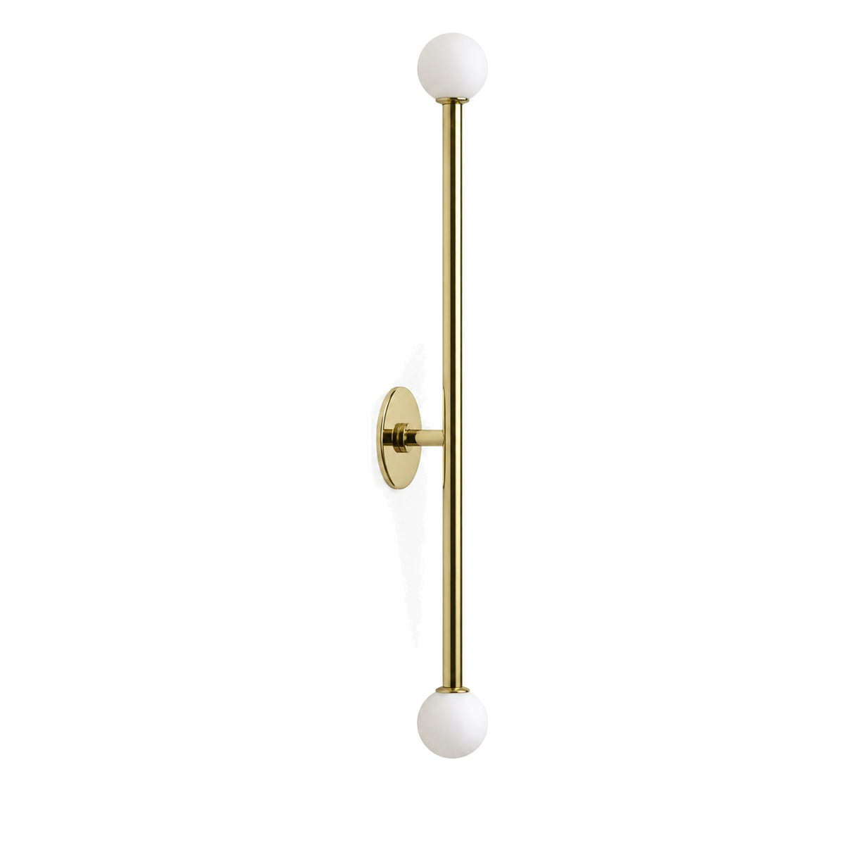 Stilnovo Style Brass Sputnik Wall Sconce in polished brass