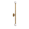 Stilnovo Style Brass Sputnik Wall Sconce in raw brass