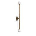 Stilnovo Style Brass Sputnik Wall Sconce in antique brass