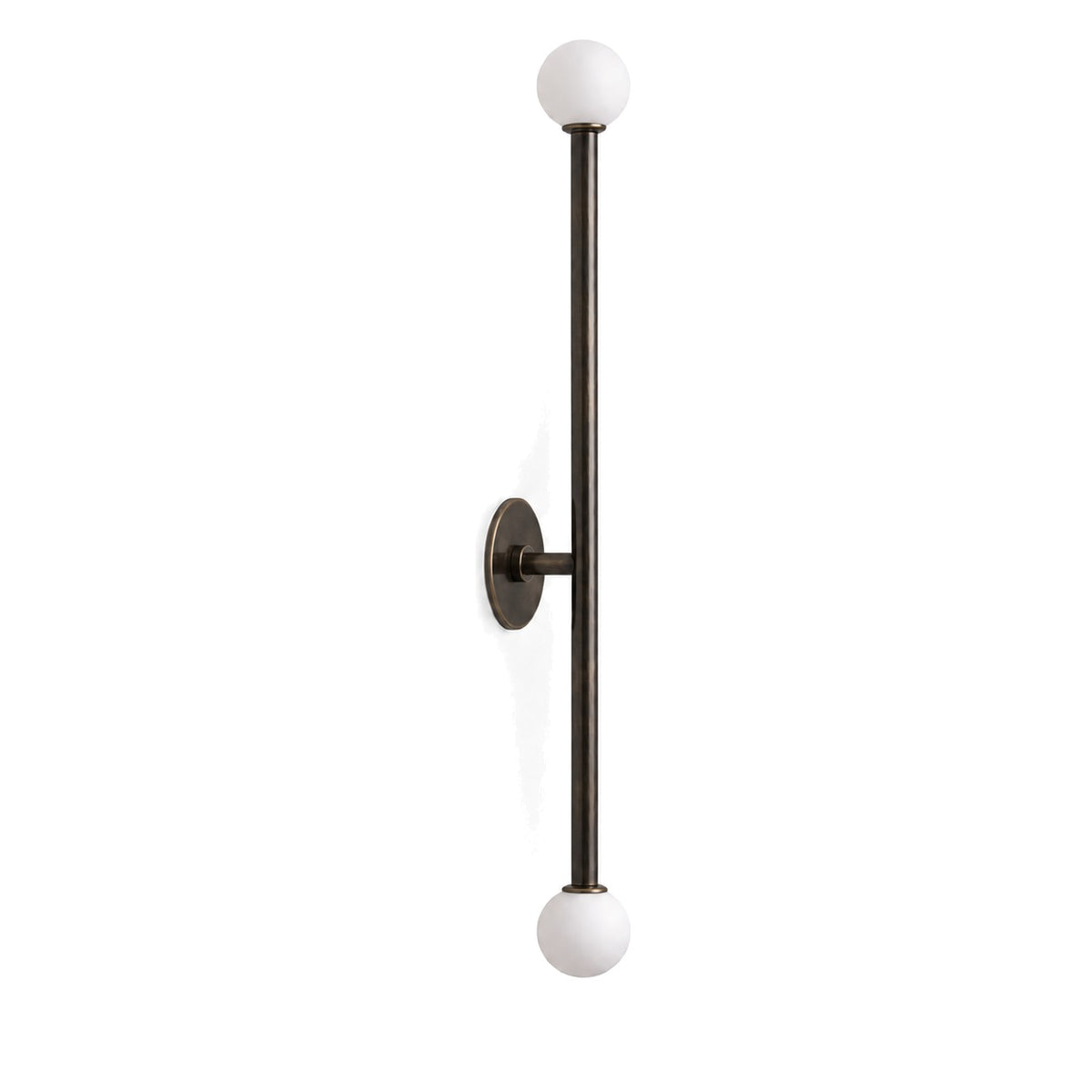 Stilnovo Style Brass Sputnik Wall Sconce in blackened brass